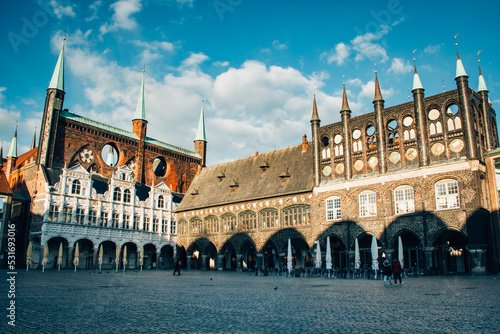Rathaus der Hansestadt Lübeck, Backsteingotik