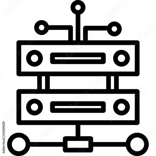 Data Infrastructure Icon