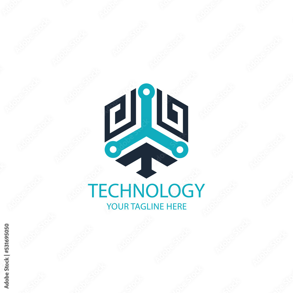 technology logo design technology logo design