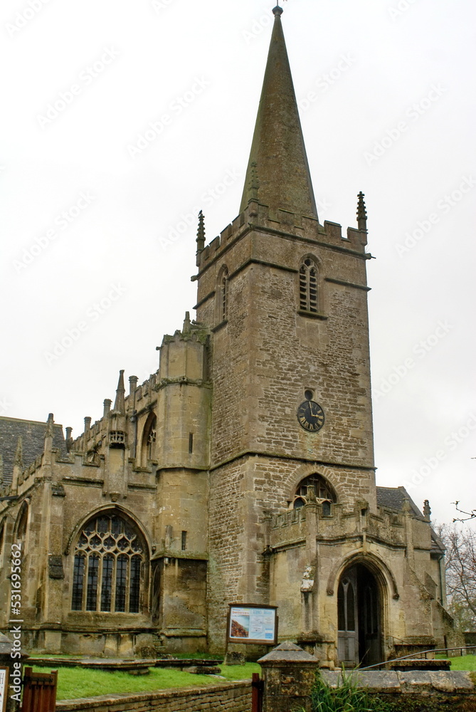 Church of St Cyriac in Lacock, England, UK