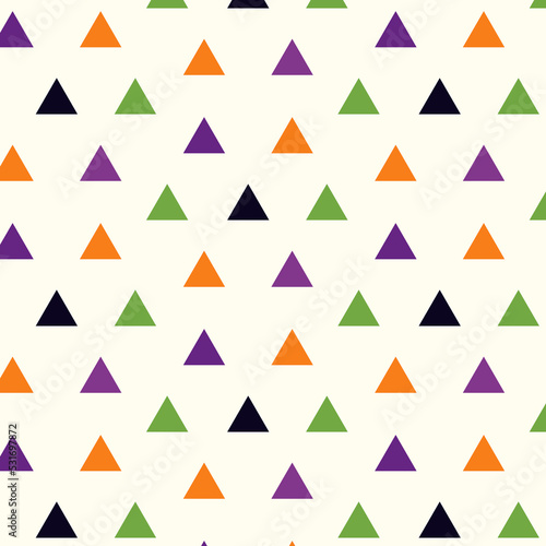 Modern seamless pattern triangle shape, great design for any purposes. Abstract geometric vector template surface.
