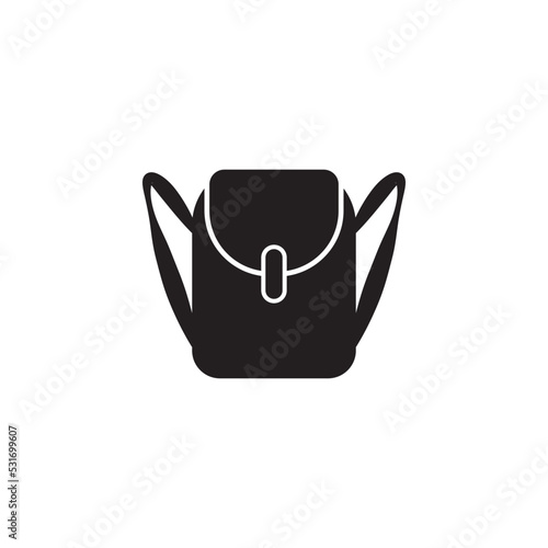 backpack icon vector