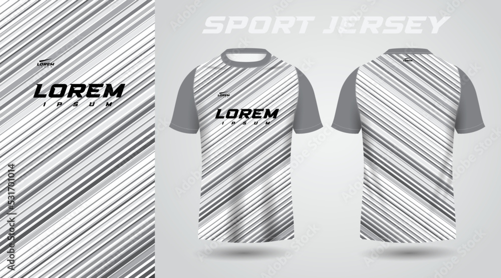 white and gray shirt sport jersey design white and gray shirt sport jersey design