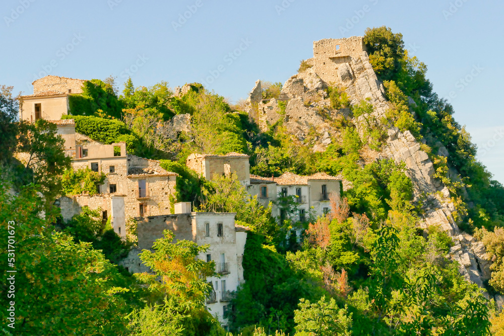 Borgo fantasma di Buonanotte, Abruzzo, Italy