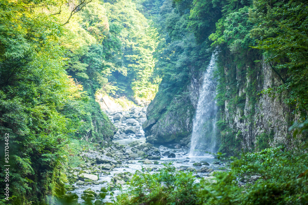 宮崎県　高千穂峡の風景
