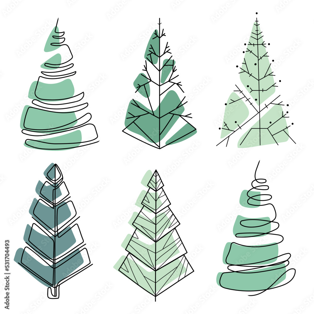 Draw a Christmas Tree Step by Step-saigonsouth.com.vn