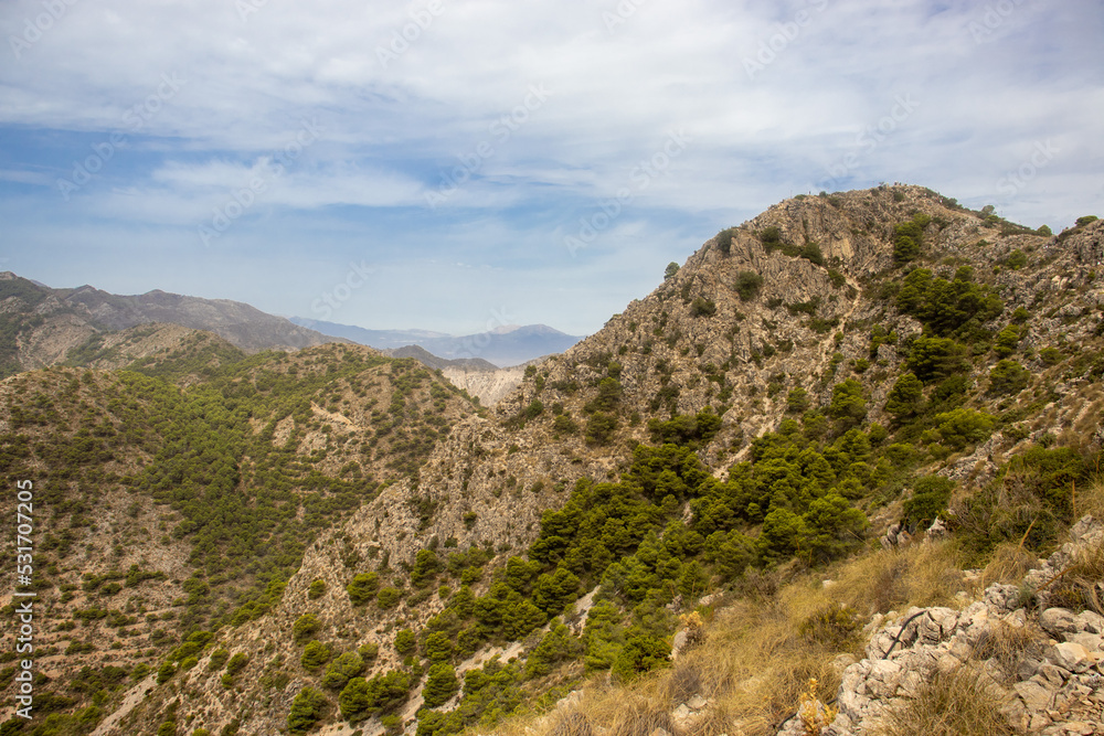 landscape in the mountains