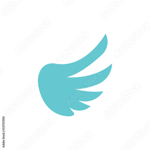 wing icon ilustration vector