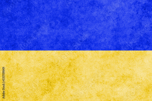 Ukraine flag with texture