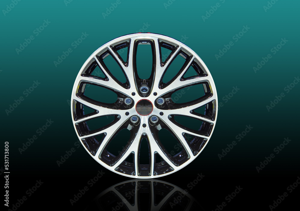 Car Alloy Isolated legs white background cliping part