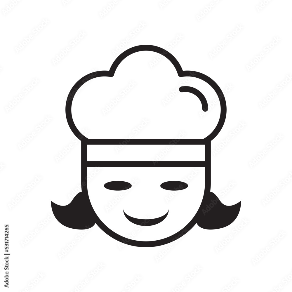 Chef Hat Master Icon Vector Illustration Flat Design Trendy Chef Hat Master Icon Vector Illustration Flat Design Trendy