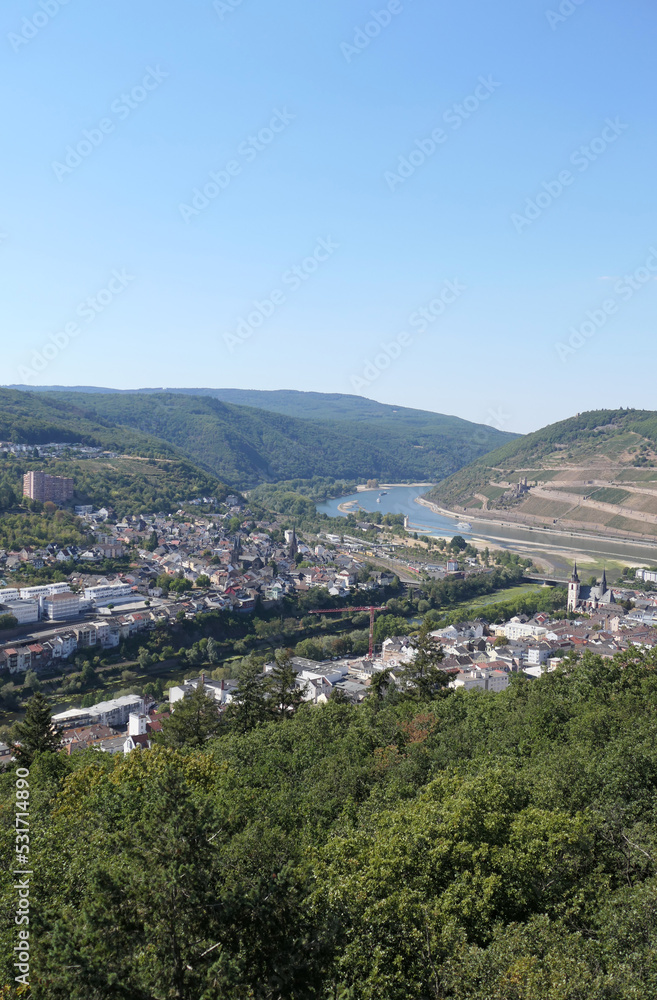 Blick vom Kaiser Friedrich-Turm bei Bingen Blick vom Kaiser Friedrich-Turm bei Bingen