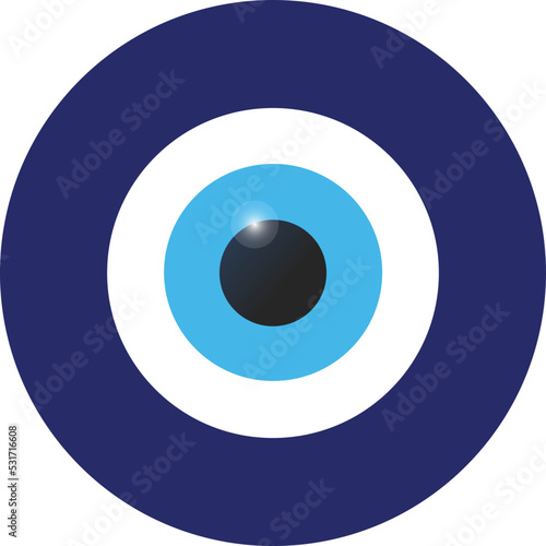 Evil eye ethnic mystic greek blue amulet turkish traditional symbol of protection