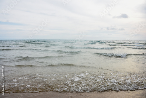 sand on the beach is natural for the background