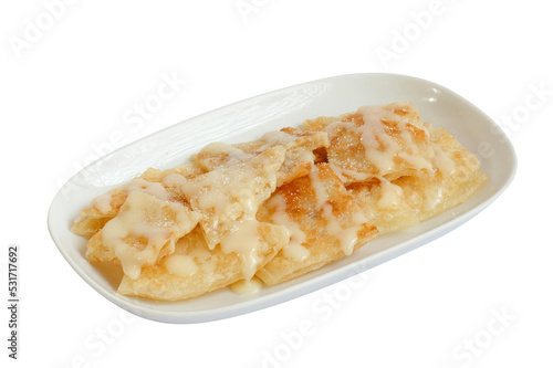  Roti with Sweetend Condensed milk. photo