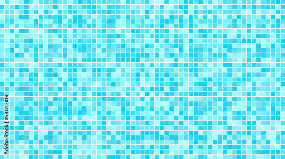 Tiles texture wallpaper swimming pool mosaic square pattern with random blue color good for print, interior design, cover, fabric Tiles texture wallpaper swimming pool mosaic square pattern with random blue color good for print, interior design, cover, fabric