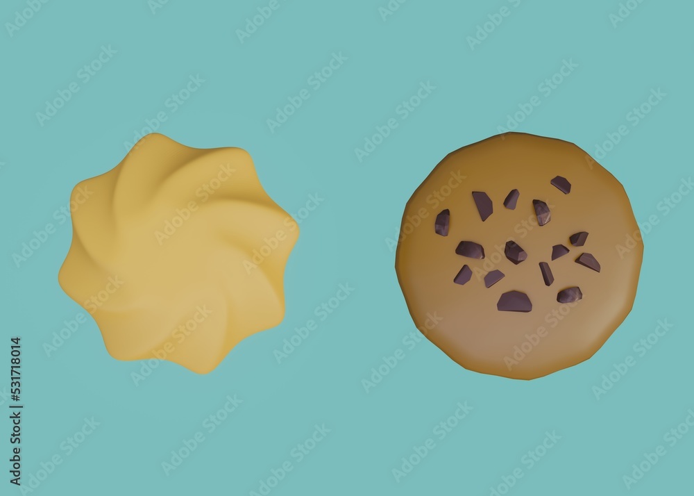 chocolate cookie and icing cookie chocolate cookie and icing cookie
