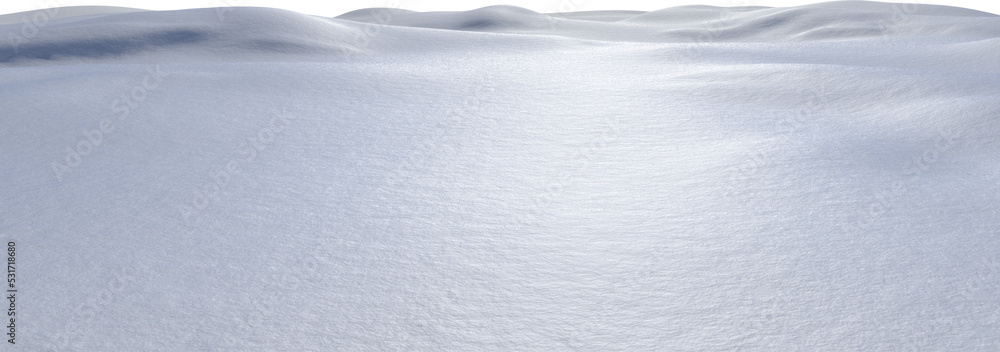 Fototapeta premium Image of a snow covered winter landscape