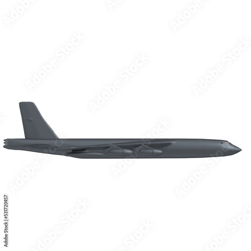 Fotomurale 3D rendering illustration of a strategic bomber