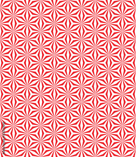 Abstract stardust pattern background. Colorful geometrical pattern. Modern graphic design. Red flower shape on white color background.