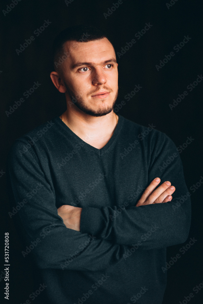Portrait of a handsome man Portrait of a handsome man