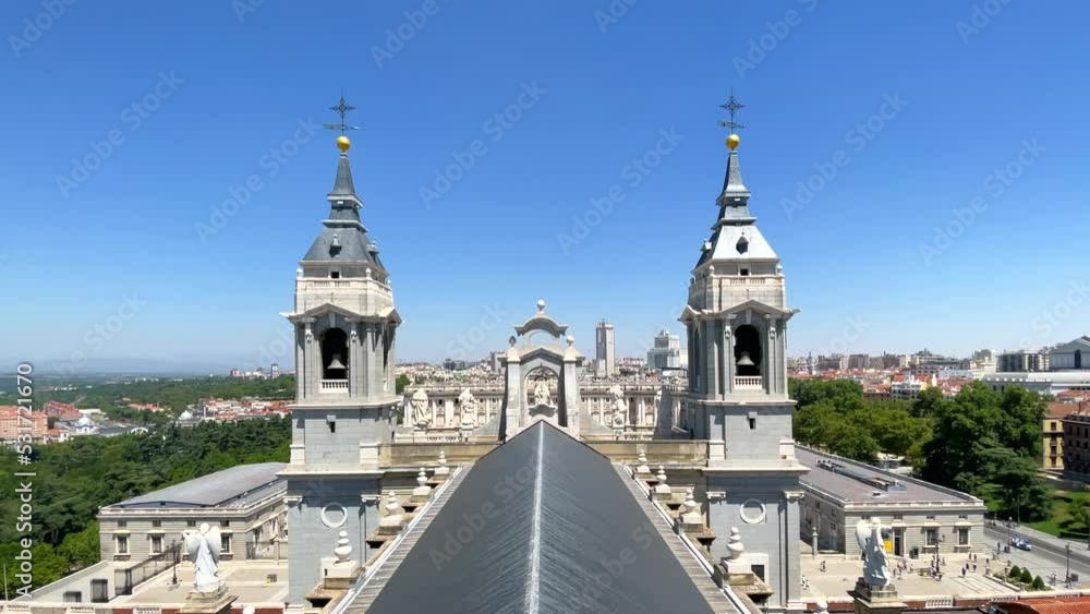 Almudena Cathedral or Santa María la Real de La Almudena, Madrid, Spain Almudena Cathedral or Santa María la Real de La Almudena, Madrid, Spain