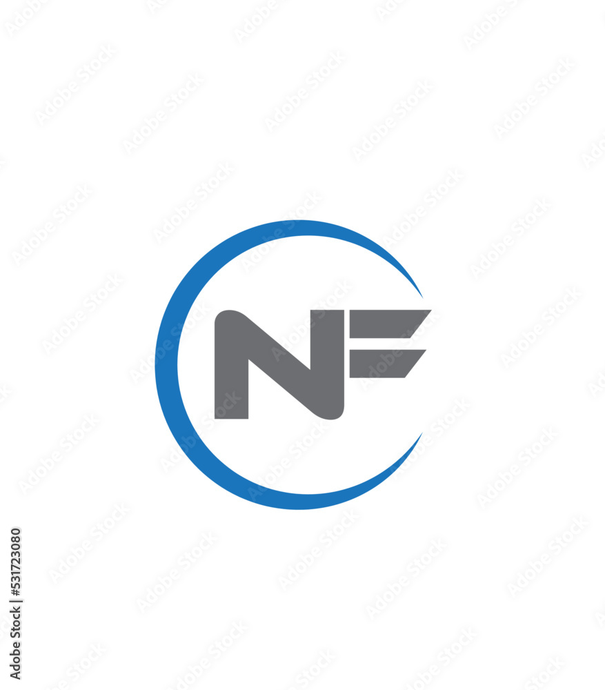 nf logo desgin black and blue nf logo desgin black and blue