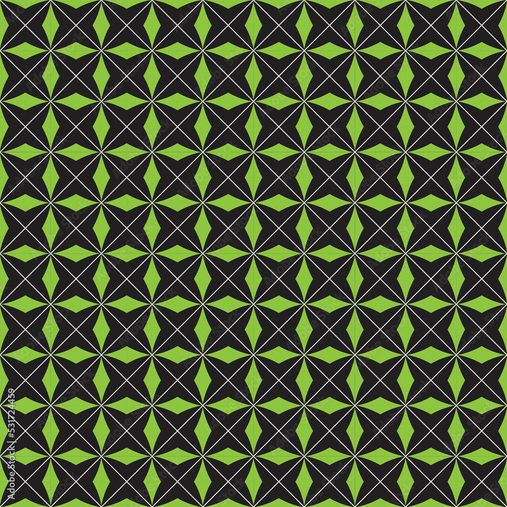 Abstract stardust pattern background. Colorful geometrical pattern. Modern graphic design. Green flower shape on black color background. Abstract stardust pattern background. Colorful geometrical pattern. Modern graphic design. Green flower shape on black color background.
