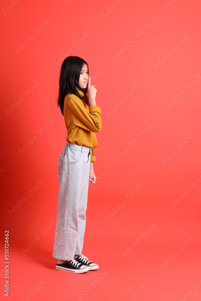 Fototapeta premium Colorful Asian Kid