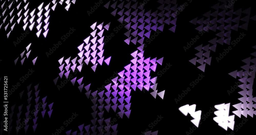 3d render with purple glowing triangles on black 3d render with purple glowing triangles on black