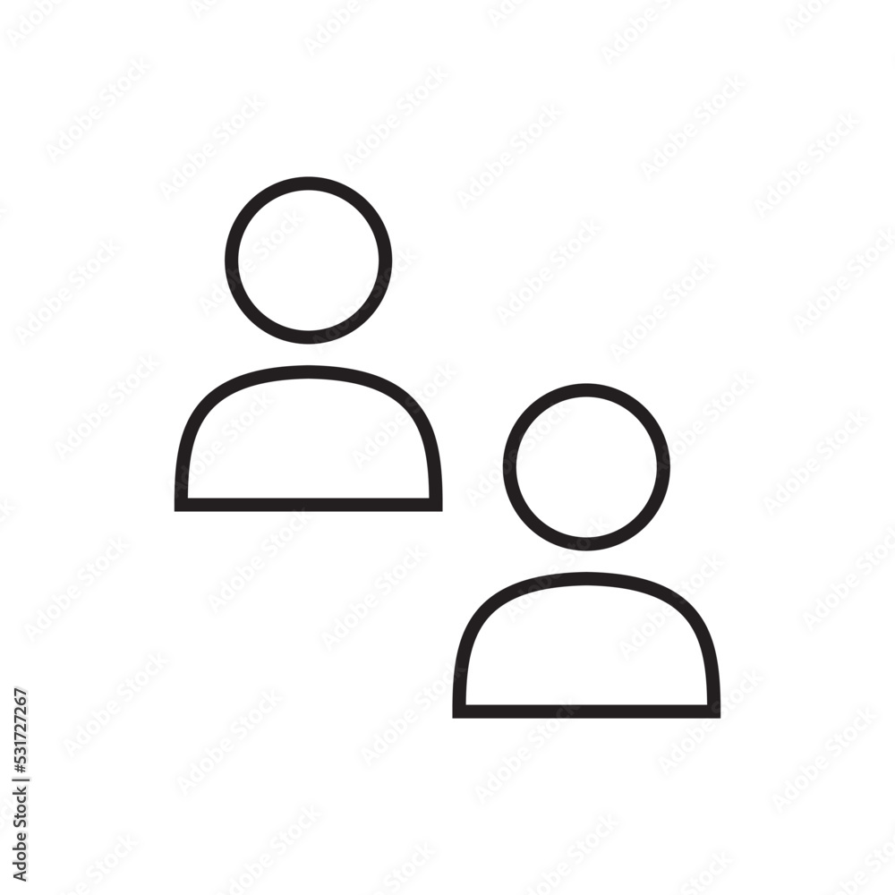 People Icon Vector Illustration Flat Design People Icon Vector Illustration Flat Design