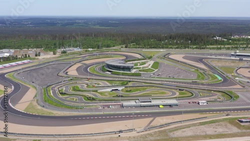 Race motogp track Igora drive resort, aerial view
