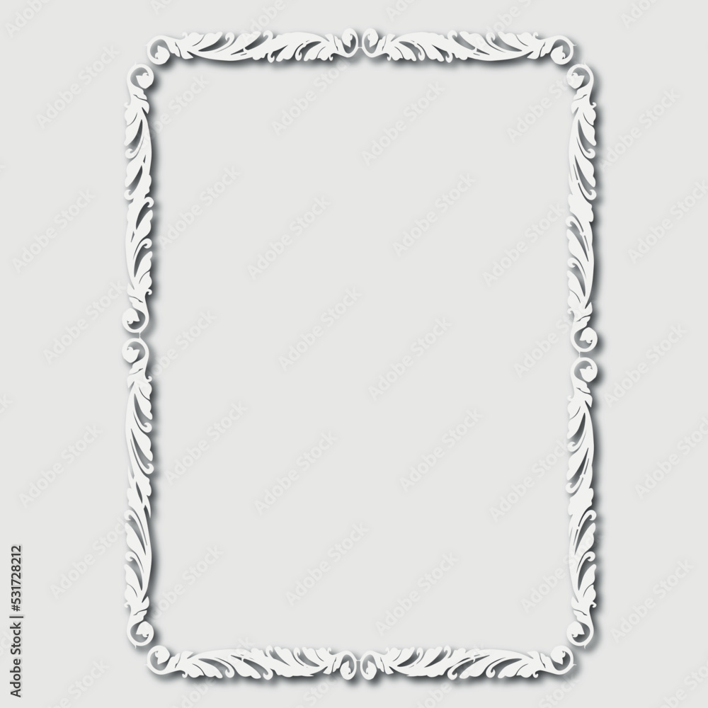 Frame, in the style of an ornament, Vector illustration eps 10, Art. Frame, in the style of an ornament, Vector illustration eps 10, Art.
