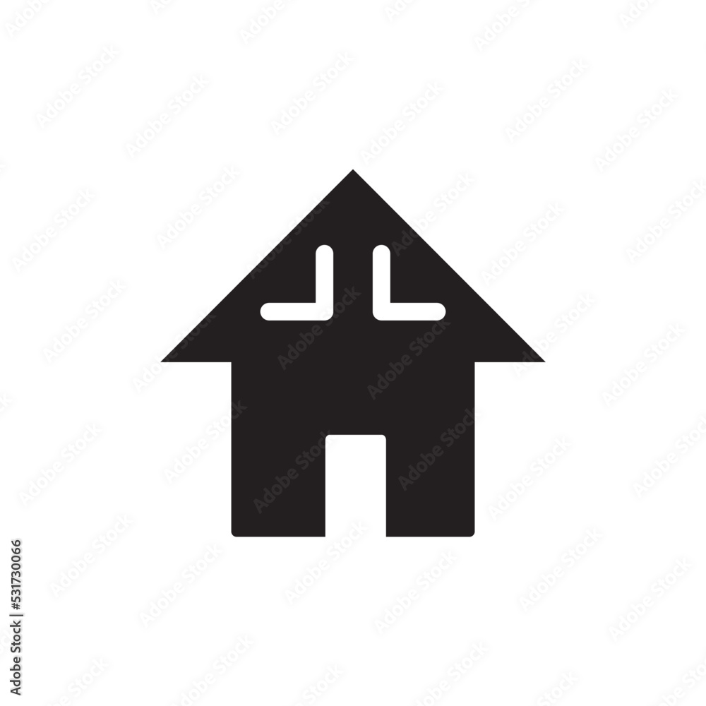 Home Icon Vector Illustration Style Home Icon Vector Illustration Style