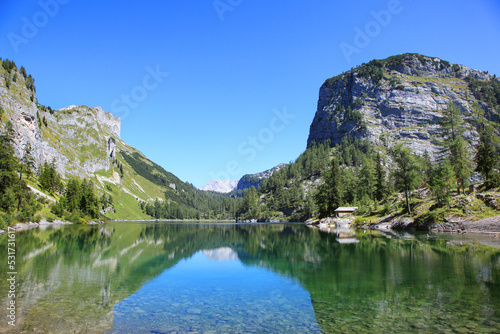 Vorderer Lahngangsee im Toten Gebirge, Salzkammergut, Österreich photo