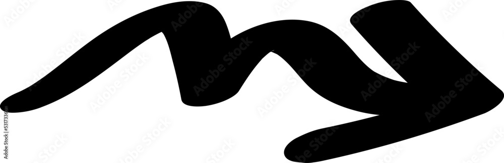 Arrow Line Sign Doodle Line Arrow Line Sign Doodle Line