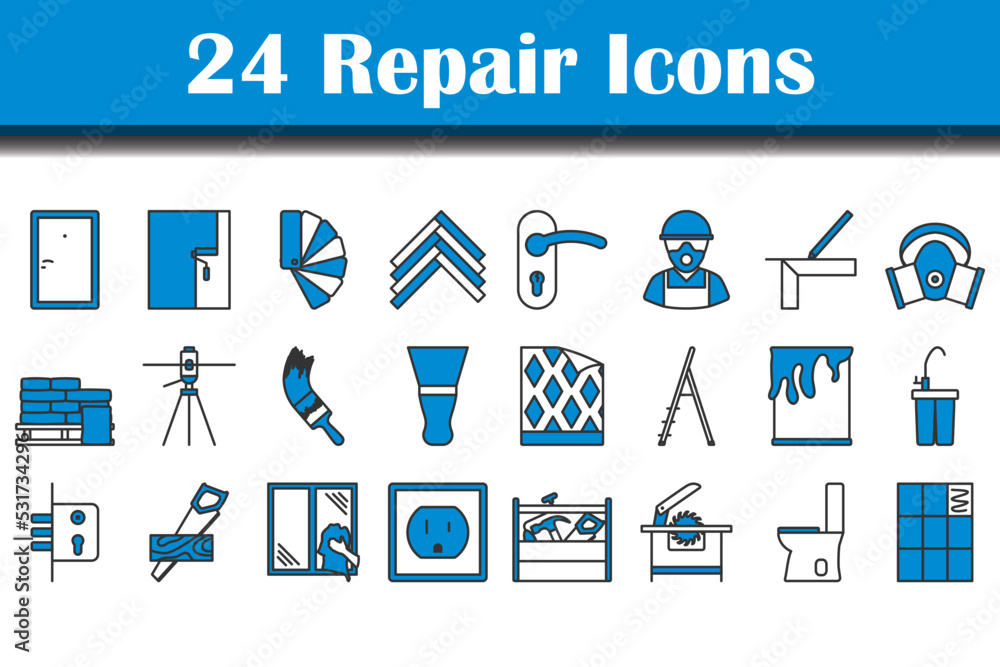 Repair Icon Set Repair Icon Set