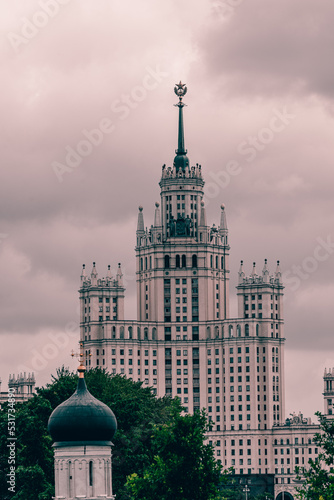 The cityscape (streetscape, townscape) of Moscow and Red Square