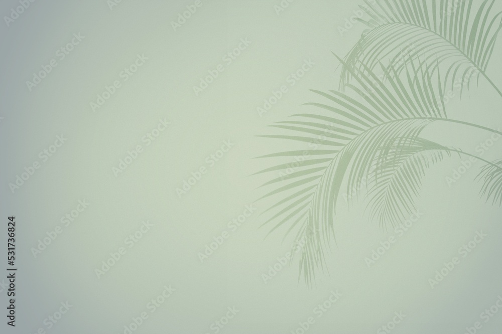 Tropic palm shadow on a pastel color background. Tropic palm shadow on a pastel color background.