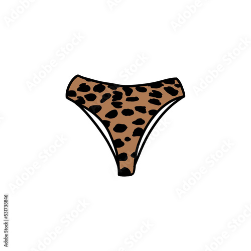 Cheetah Print High Waist Underwear