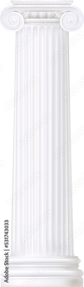 Obraz premium Classic style column.Architectural elements.