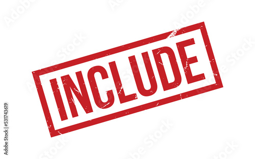 Include Rubber Stamp Seal Vector