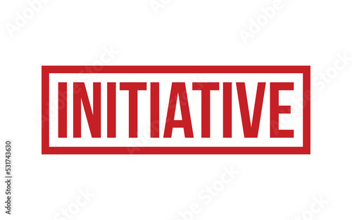 Initiative Rubber Stamp Seal Vector