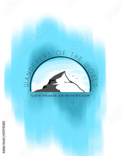 blue background