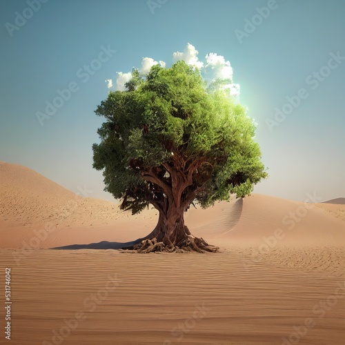 Tree in the desert