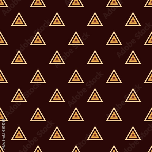 Abstract geometric seamless pattern with arrows  pointers. Geometric design elements. Brown  beige colors. Color background for fabrics  wallpaper  covers  textile  decoration  scrapbooking. 