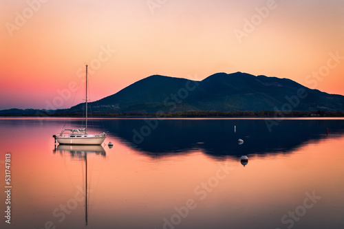 sunset on the lake © Jeff