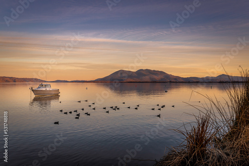 Wallpaper Mural sunset on the lake Torontodigital.ca