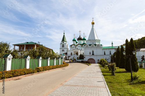 Nizhny Novgorod, View of the Pecherskiy Voznesenskiy Monastery,Russia photo