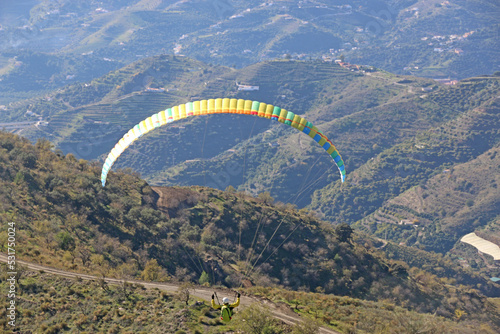 Paragliding from Itrabo in Andalucia, Spain 